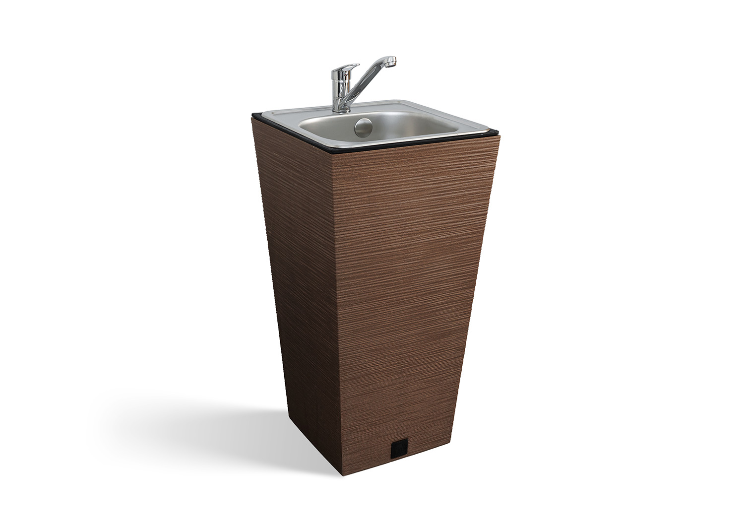 Zahradní umyvadlo Lavabo Furu hnědé