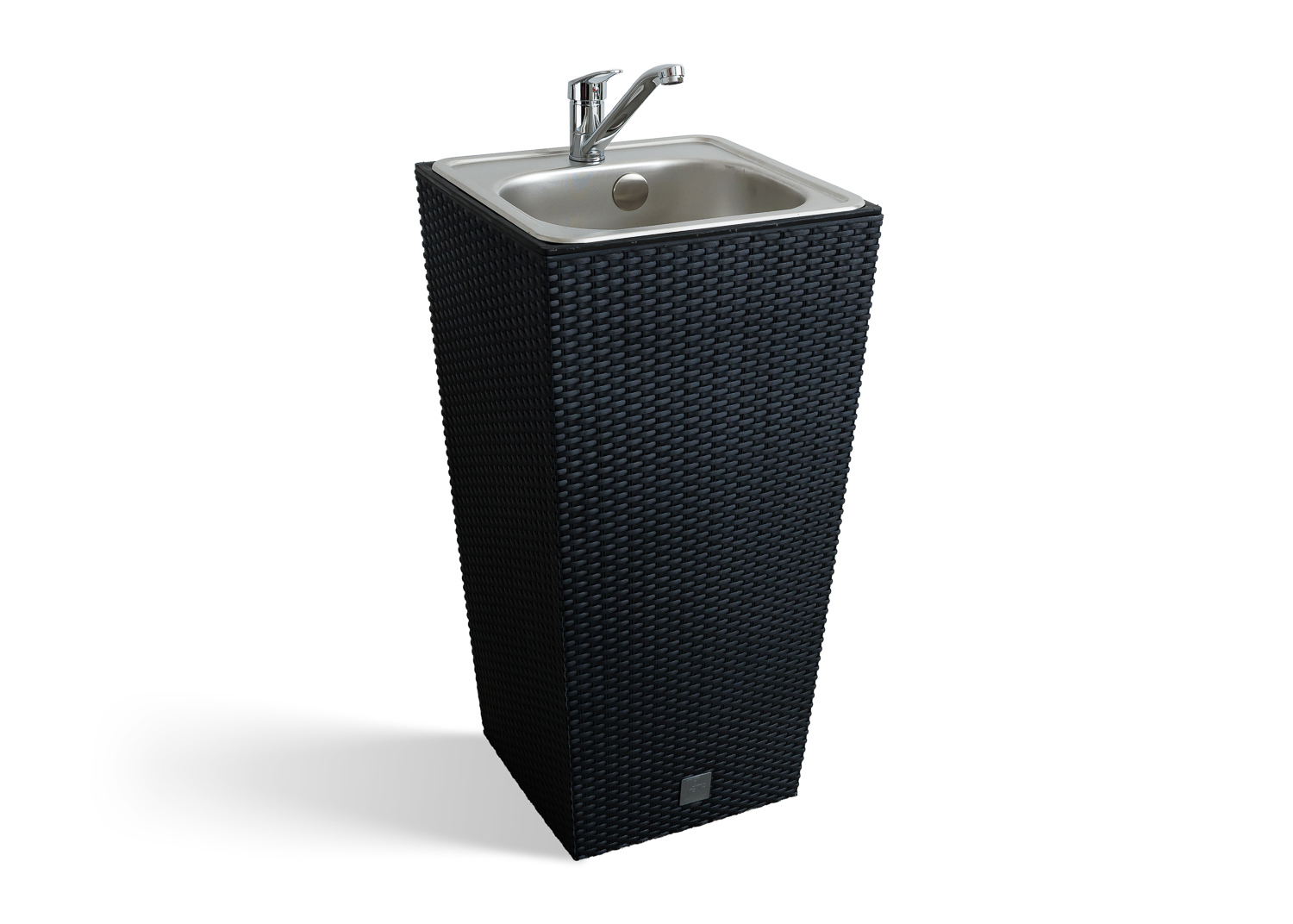 Zahradní umyvadlo Lavabo Ratan antracit