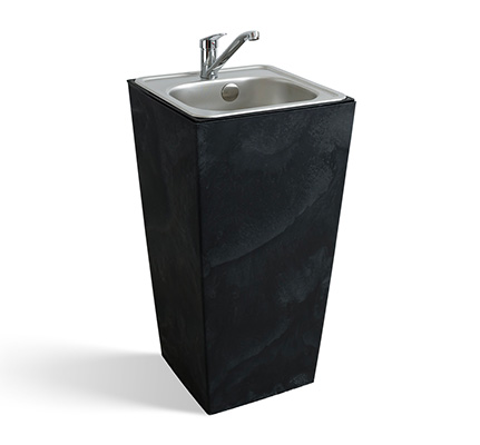 Zahradní umyvadlo Lavabo Ston černé