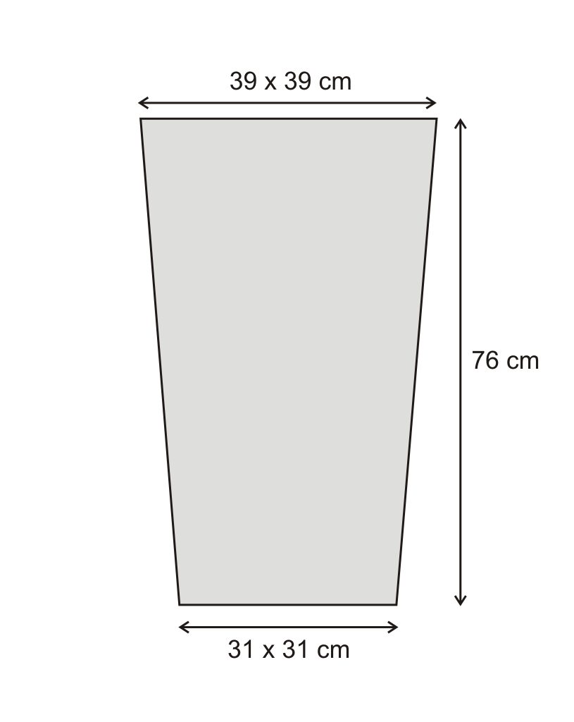 Zahradní umyvadlo Lavabo Furu hnědé